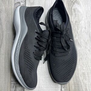 Crocs Shoes Literide 360 Pacer Casual Water Sneaker M9 Adult Black Gray